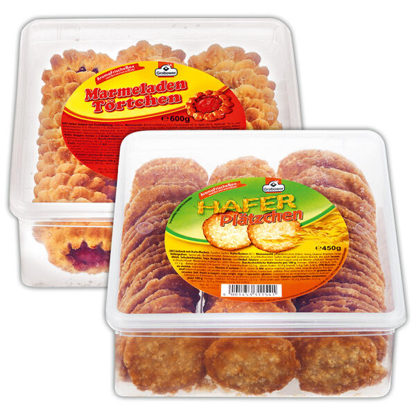 Marmeladen Törtchen / Haferplätzchen