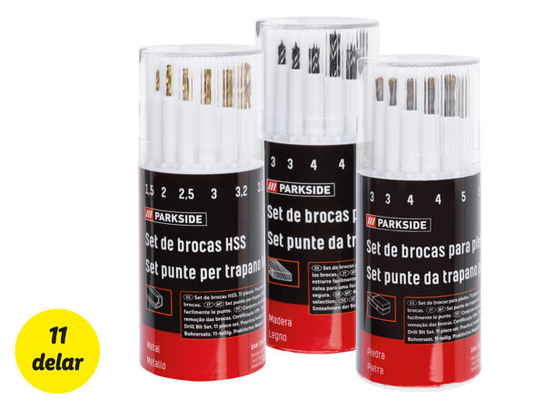 Borrsats, 11 delar