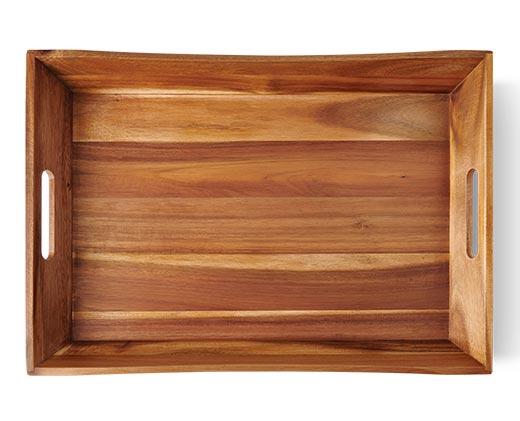 Crofton 
 Curved Acacia Tray