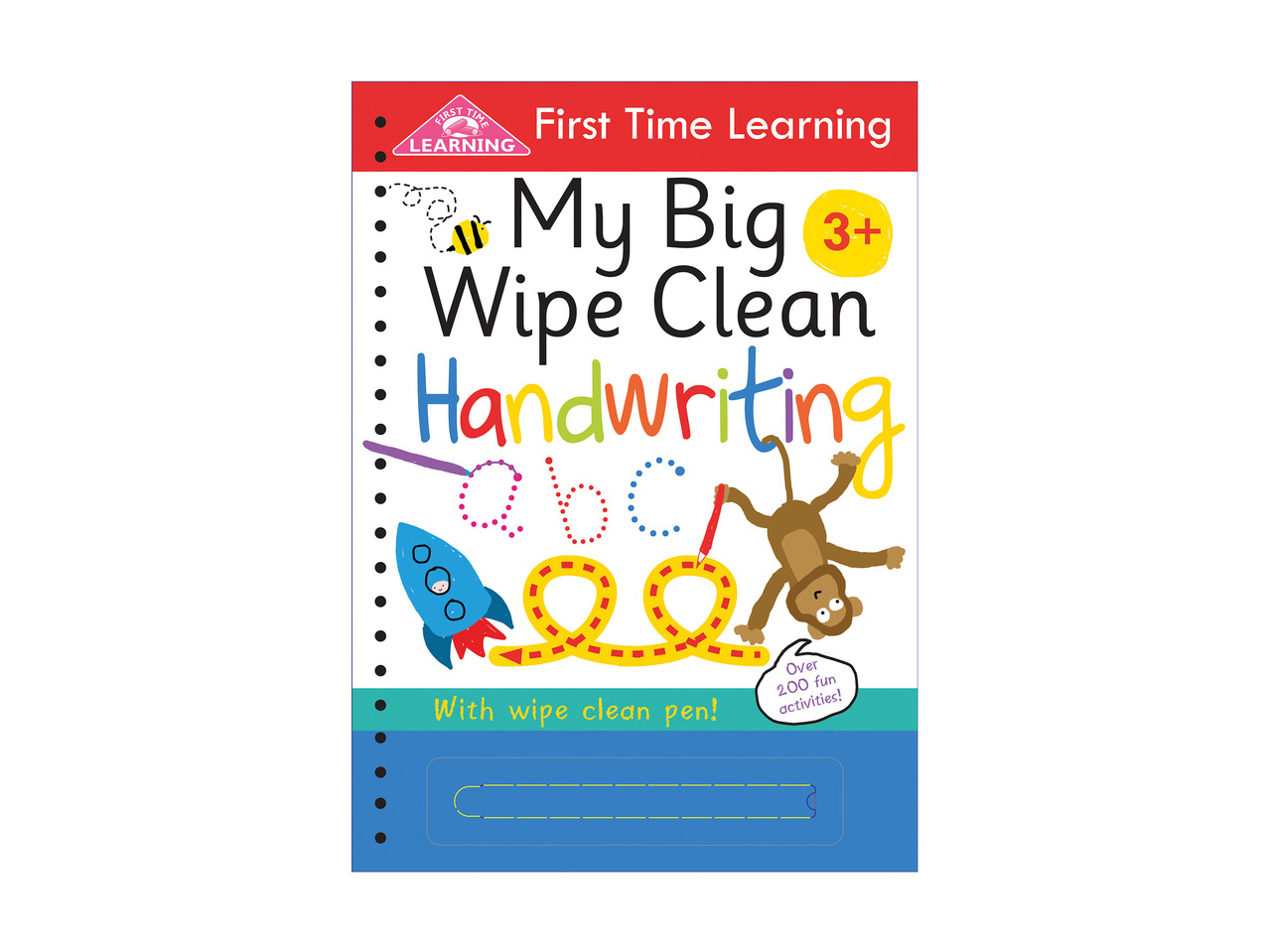 First Time Learning Wipe-Clean Books with Pen1
