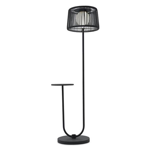 LECO LECO Stehlampe mit Ablagetisch, Anthrazit
