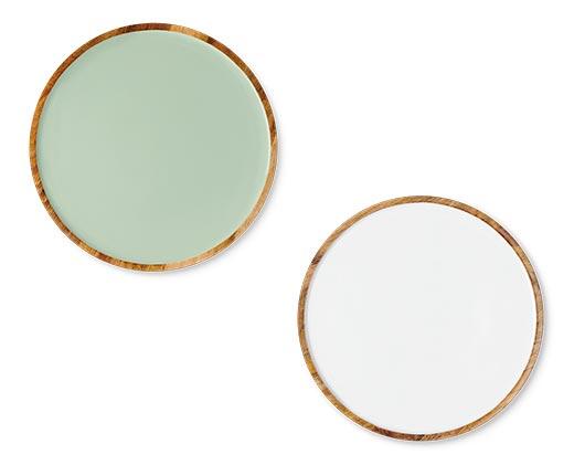 Crofton Enameled Wood Serving Tray