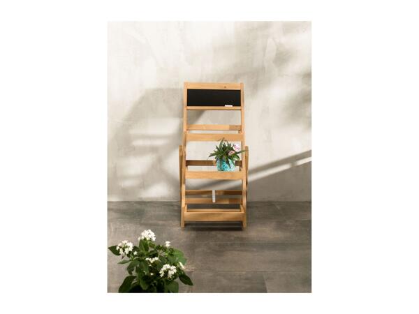 Livarno Home Plant Ladder Stand - Natural