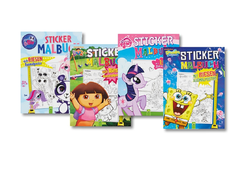 Livre de coloriage avec gommettes ***Cet article est disponible uniquement en Suisse alémanique.***