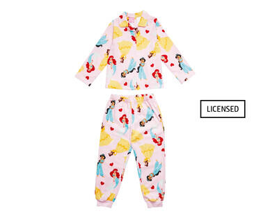 Children's Licensed Flannelette or Knit PJs - Spiderman, Disney Princess, Paw Patrol or Frozen