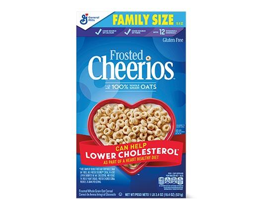 General Mills 
 Chocolate PB or Frosted Cheerios