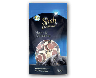 SHAH EXCELLENCE Katzensnack Huhn & Seelachs