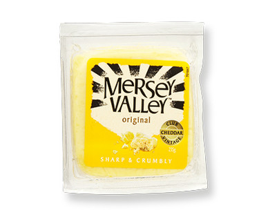 MERSEY VALLEY CLUB CHEDDAR CHEESE 235G