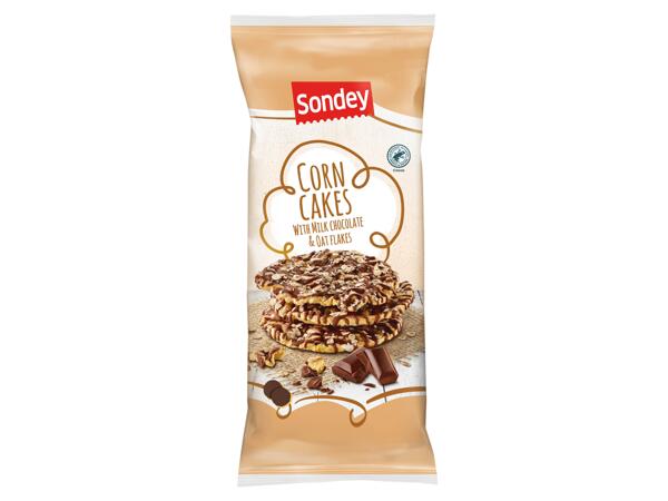 Milk Chocolate-Covered Corn Cakes