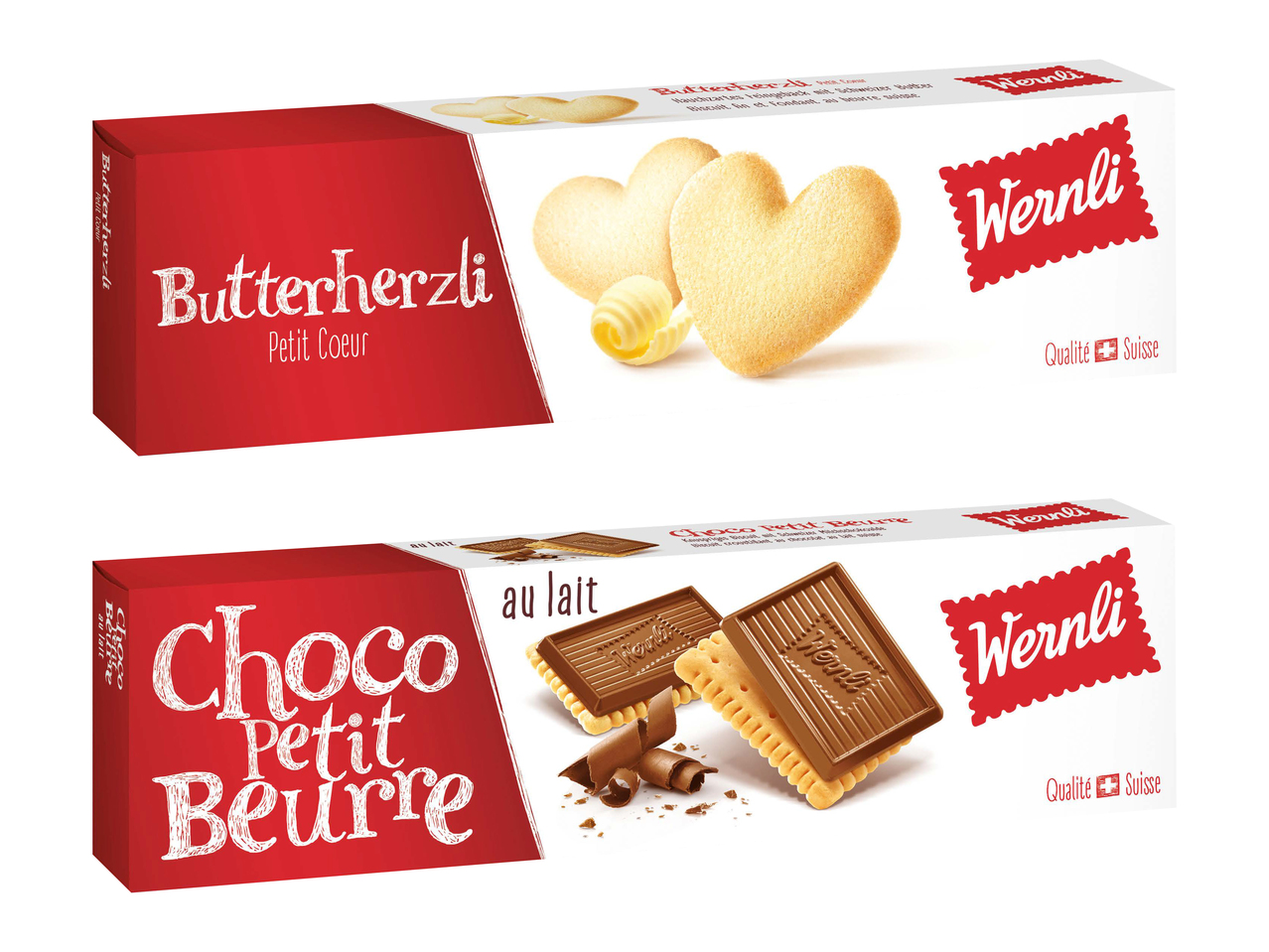Petit cœur/ petit beurre au chocolat Wernli