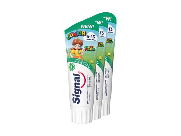Dentifrice Signal Junior, pack de 3