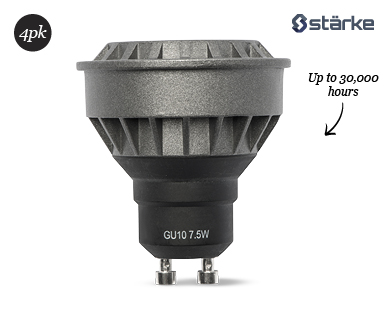 BULK LED DOWNLIGHT GLOBES GU10 4PK