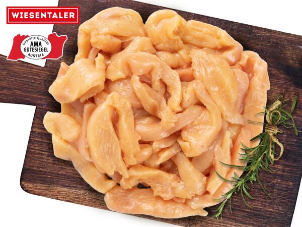 Frisches Maishendl Geschnetzeltes