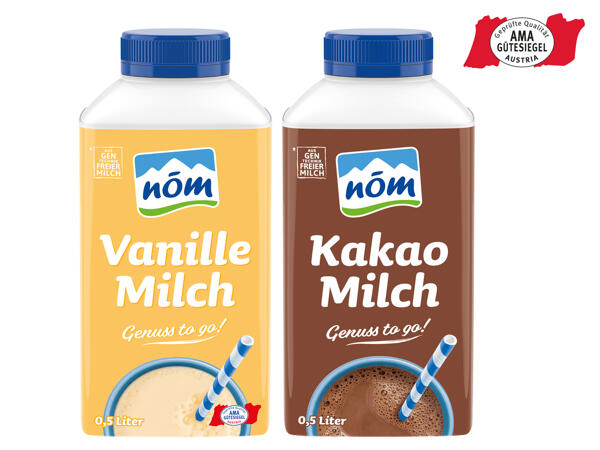 Nöm Kakao- oder Vanille Milch