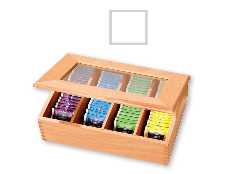 ERNETSO Wooden Tea Box