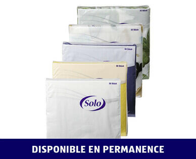 SOLO 
 SERVIETTES EN PAPIER