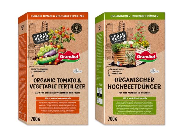 Organischer Hochbeet-/​Tomaten- und Gemüsedünger