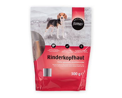 Cuir chevelu de bœuf pour chiens ROMEO