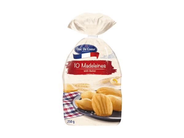 Madeleines mit Butter