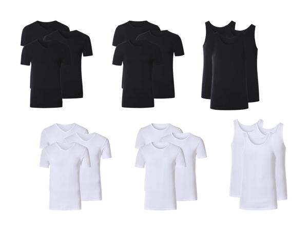 Feinripp-Achselhemden/Unterziehshirts, 3er-Set