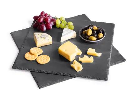 SILVERCREST Square Slate Serving Platters - 2 Pack