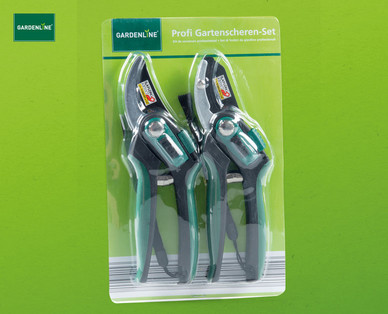 GARDENLINE Profi-Gartenscheren-Set