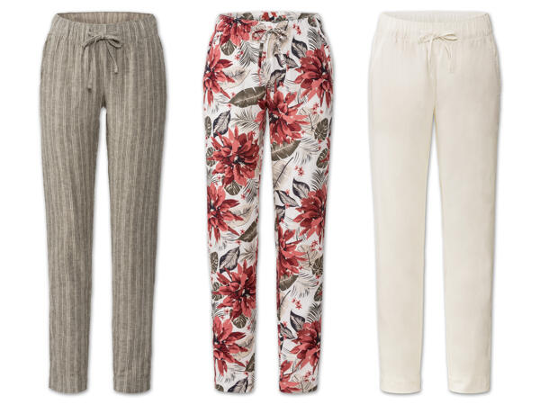 Damen Leinen-Hose