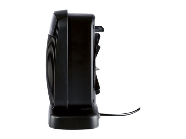 Silvercrest Fan Heater - Black