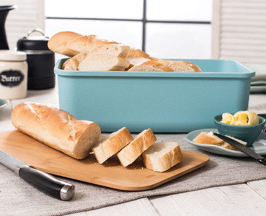 CROFTON Brotkasten mit Schneidebrett