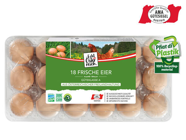 Eier aus Freilandhaltung