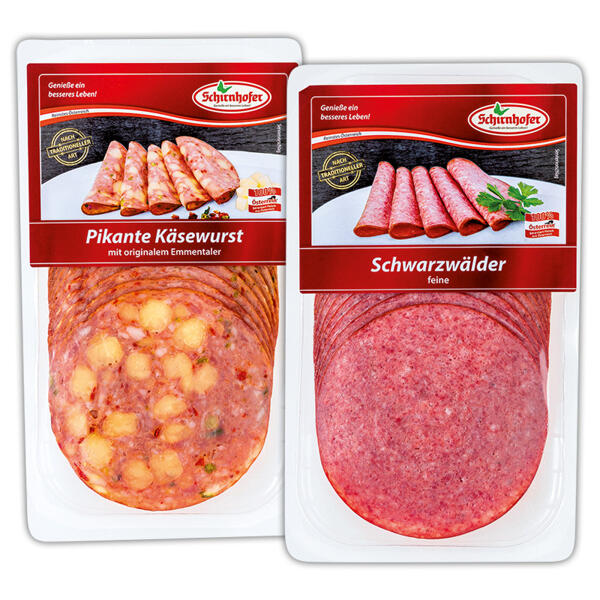 Pikante Käsewurst / Schwarzwälder XXL