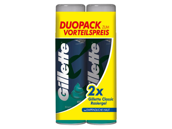 GILLETTE Rasiergel im Doppelpack