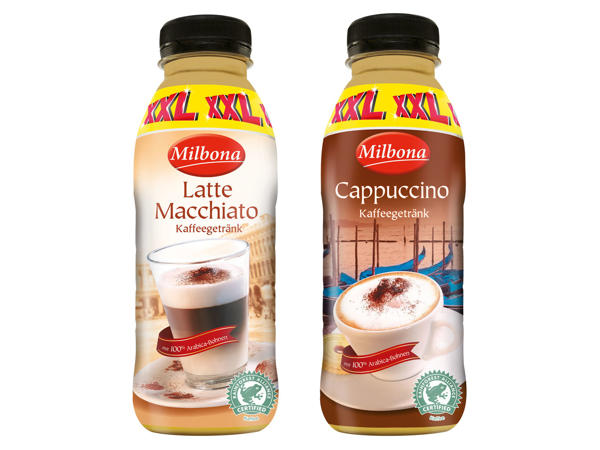 MILBONA Kaffeegetränk 330 ml + 50 ml gratis