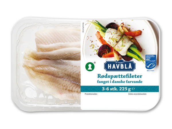 Danske rødspætte- eller torskefileter