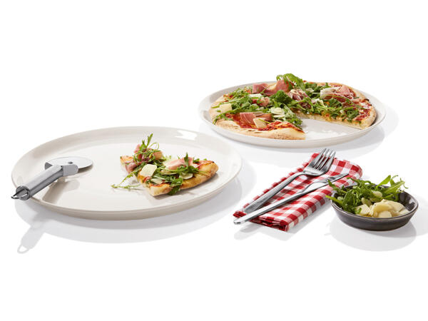 SADA TALÍŘŮ NA PIZZU A TĚSTOVINY / SADA MISEK NA SALÁT – 2 KUSY