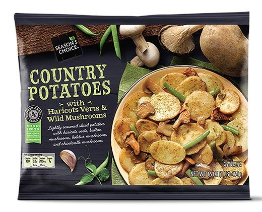 Season's Choice 
 Garlic Potatoes with Parmesan or Country Potatoes