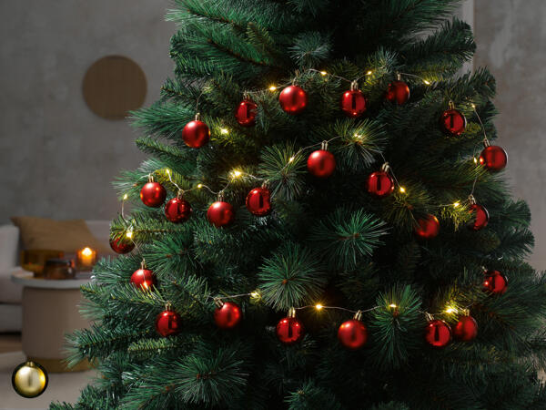 LED-Weihnachtskugelkette