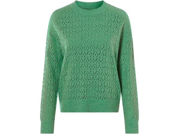 Ladies' open knit jumper
