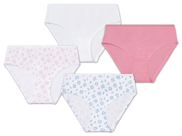 Mädchen Slip, 4 Stück
