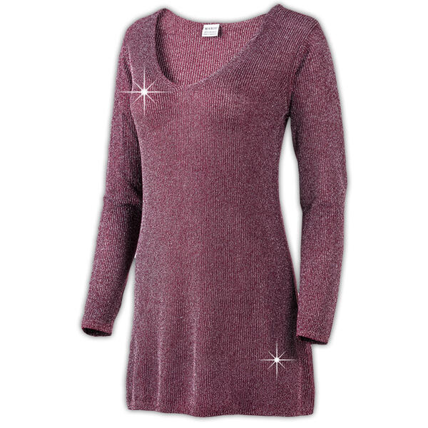 Eleganter Long-Pullover