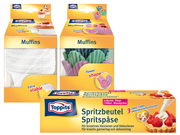 TOPPITS Spritzbeutel oder Muffins Formen