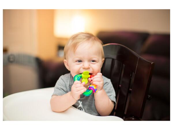 Playful teething ring