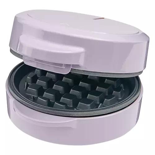 Mini Non-Stick Waffle Maker, Purple