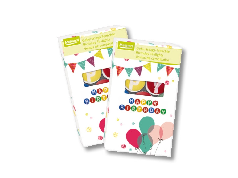 Bougies d'anniversaire chauffe-plats