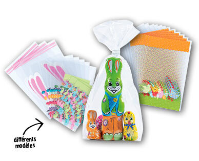 Lot de pochettes cadeaux en plastique