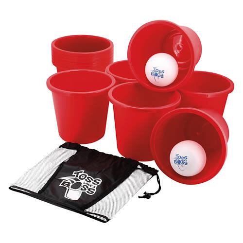 Red Toss Like a Boss Giant Ping Pong Game Set