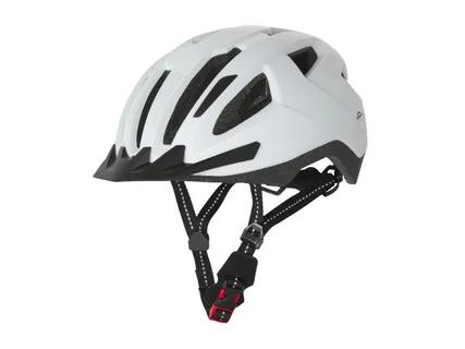 CRIVIT White Cycle Helmet With Rear Light