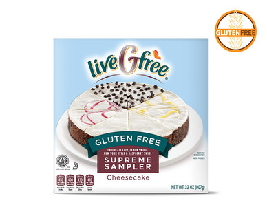 liveGfree Gluten Free Cheesecake