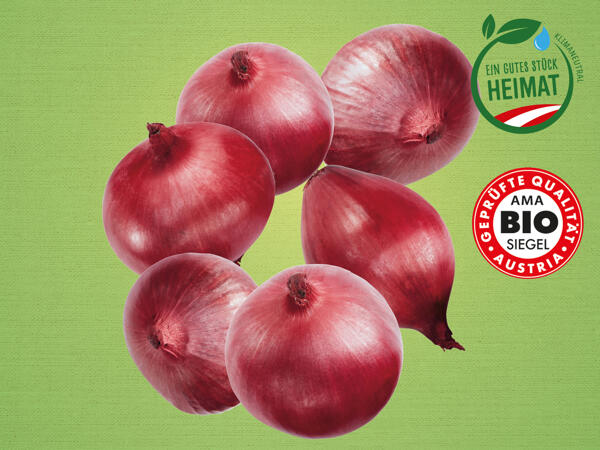 Bio Zwiebeln rot aus Österreich