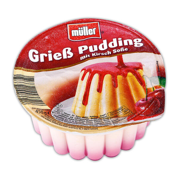 Pudding mit Soße